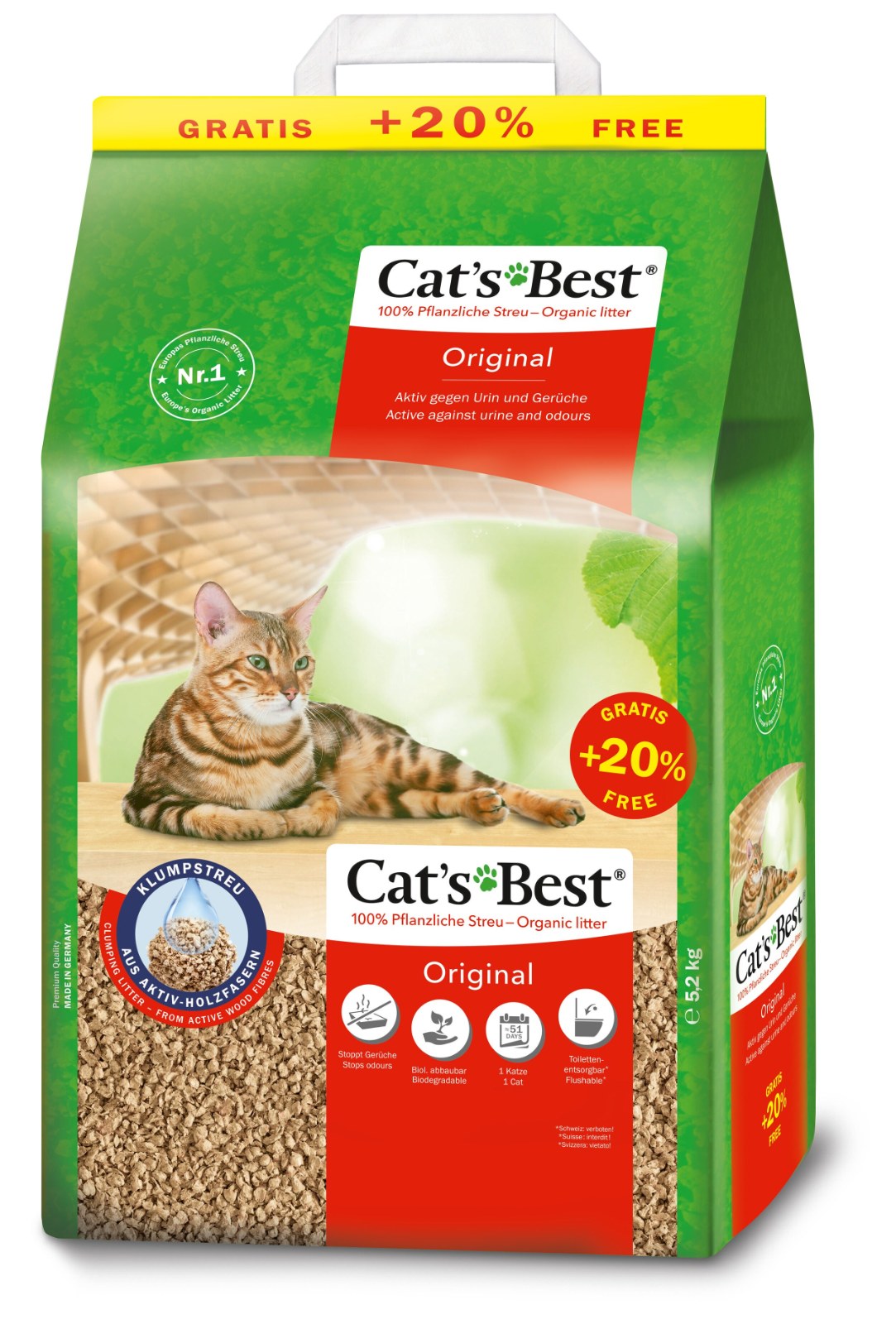 Наполнитель: Cat's Best Original